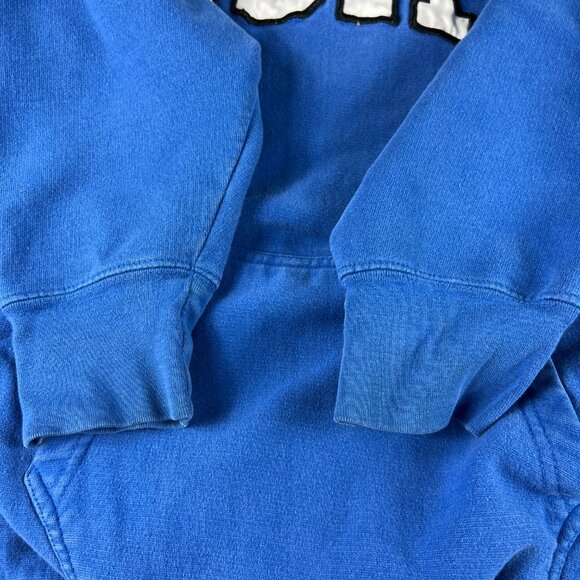 Y2K Steve & Barrys Duke Blue Devils Sweatshirt Medium Blue Faded Thrashed Hoodie - Picture 8 of 16